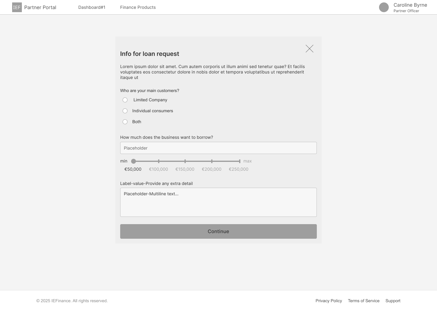Data collection screen 2